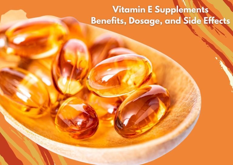 Guide to Vitamin E Supplements-Benefits, Dosage, and Side Effects